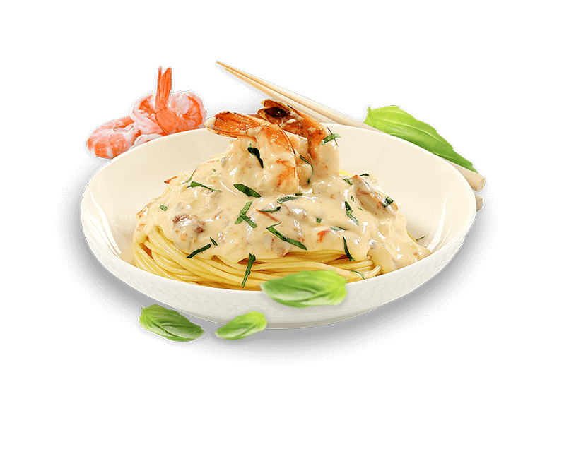 Creamy Shrimp And Spinach With Pasta  Recipe